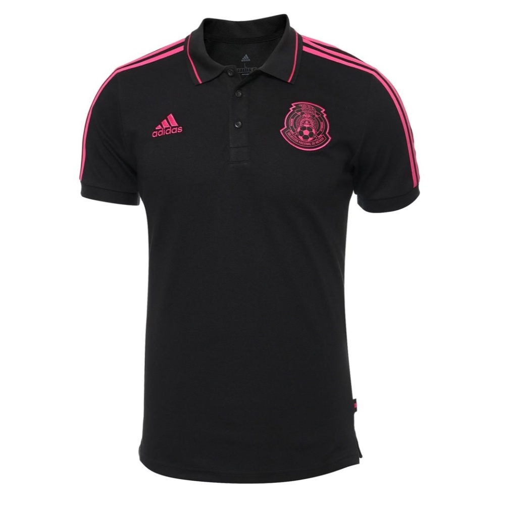 Adidas Men’s Black Mexico National Team Soy Mexico Creator Polo